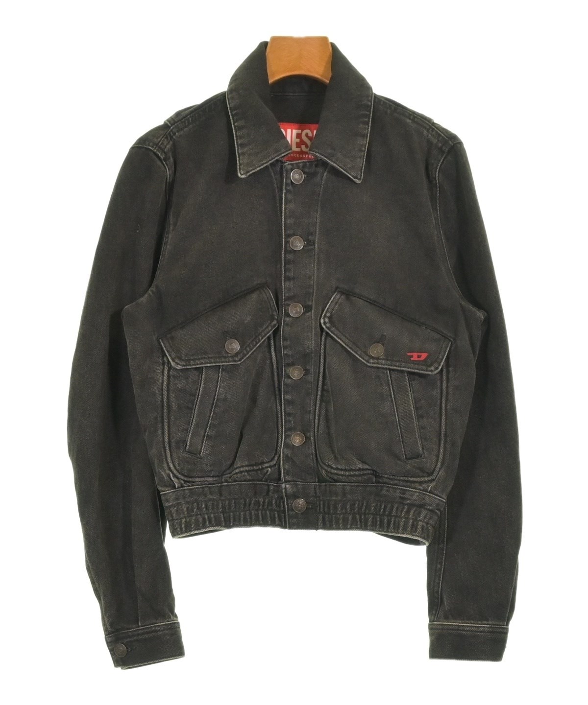 【ぴ 】DIESEL デニムジャケット DIESEL（ディーゼル）デニムジャケット 黒 サイズ:XS レディース
