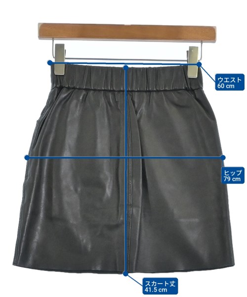 DIESEL（ディーゼル）ミニスカート 黒 サイズ:23(XS位) レディース/2200702078064