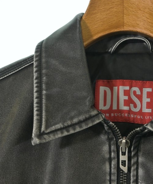 DIESEL（ディーゼル）ライダース 黒 サイズ:40(M位) レディース/2200655772033