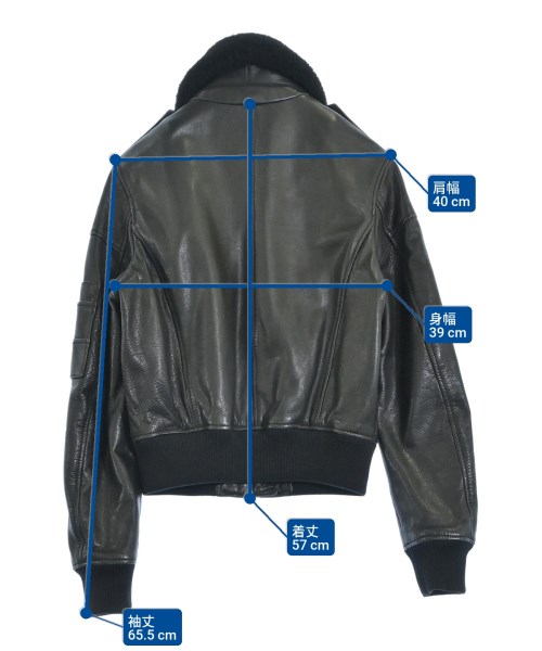 DIESEL（ディーゼル）ライダース 黒 サイズ:S レディース/2200655907015