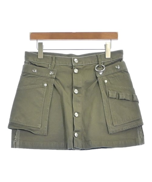 DIESEL(ディーゼル)ミニスカート カーキ サイズ:29(L位)/2200649918058