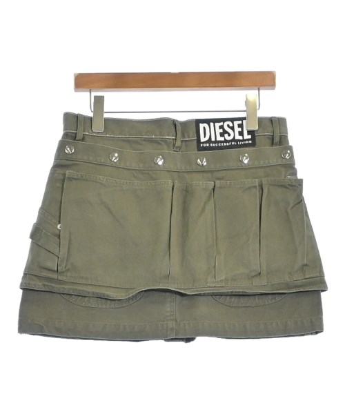 DIESEL（ディーゼル）ミニスカート カーキ サイズ:29(L位) レディース/2200649918058