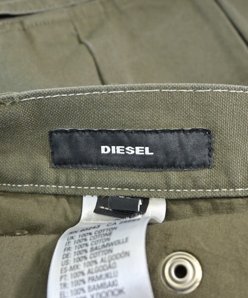 DIESEL（ディーゼル）ミニスカート カーキ サイズ:29(L位) レディース/2200649918058