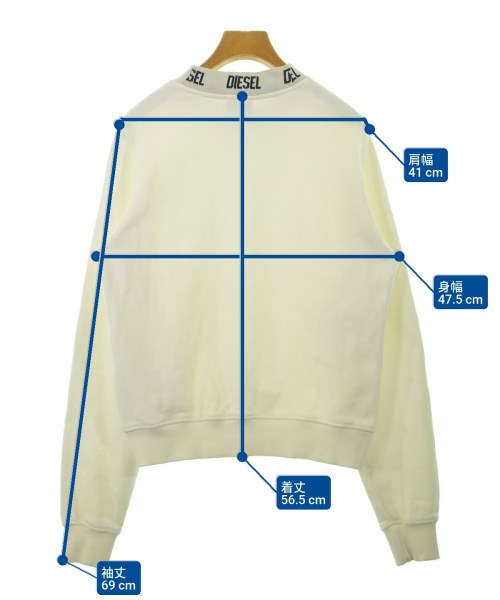 DIESEL（ディーゼル）スウェット 白 サイズ:S レディース/2200653666075