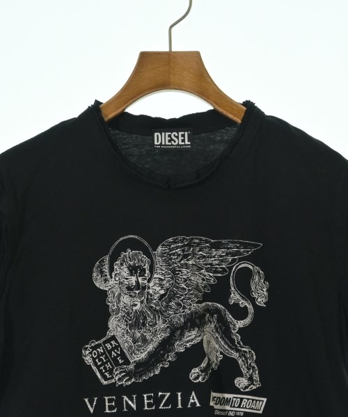 DIESEL（ディーゼル）Tシャツ・カットソー 黒 サイズ:L レディース/2200653666099