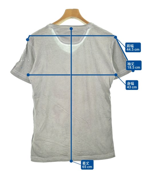 DIESEL（ディーゼル）Tシャツ・カットソー グレー サイズ:S メンズ/2200625981090