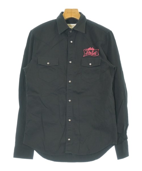 DIESEL(ディーゼル)カジュアルシャツ 黒 サイズ:S/2200625981199