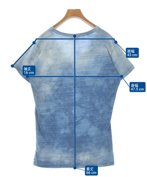 DIESEL（ディーゼル）Tシャツ・カットソー 青 サイズ:S レディース/2200625981229
