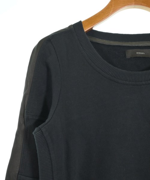 DIESEL（ディーゼル）スウェット 黒 サイズ:XS レディース/2200625981304