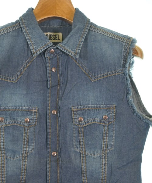 DIESEL（ディーゼル）カジュアルシャツ 青 サイズ:XS レディース/2200625981496