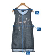 DIESEL（ディーゼル）ノースリーブ 黒 サイズ:XXS レディース/2200625981649