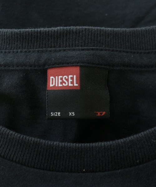 DIESEL（ディーゼル）Tシャツ・カットソー 黒 サイズ:XS レディース/2200625981694