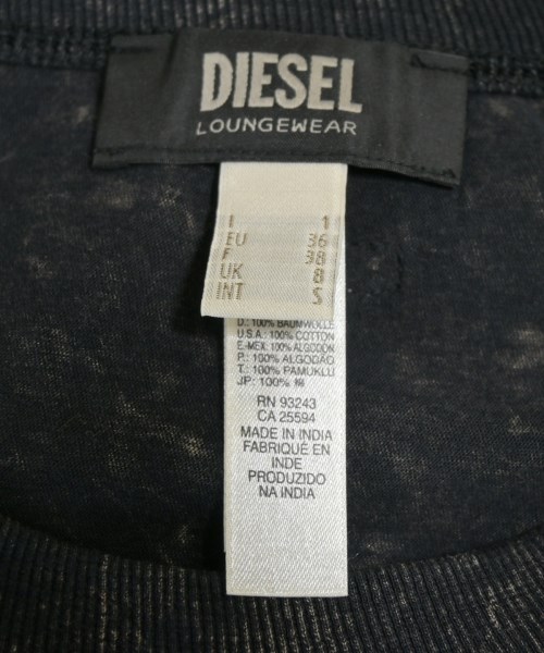 DIESEL（ディーゼル）Tシャツ・カットソー 黒 サイズ:38(M位) レディース/2200625981939
