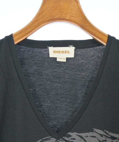 DIESEL（ディーゼル）Tシャツ・カットソー 黒 サイズ:XS レディース/2200625981946
