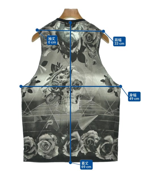 DIESEL（ディーゼル）ノースリーブ グレー サイズ:XS レディース/2200626459048