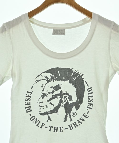 DIESEL（ディーゼル）Tシャツ・カットソー 白 サイズ:XS レディース/2200626459086