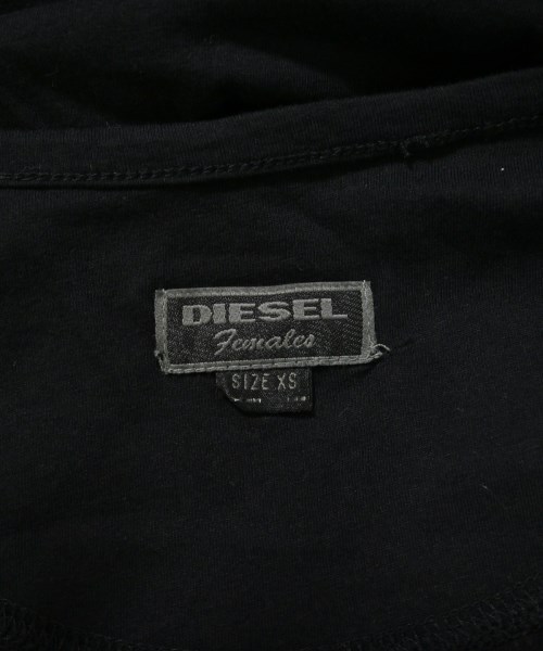 DIESEL（ディーゼル）Tシャツ・カットソー 黒 サイズ:XS レディース/2200626459093