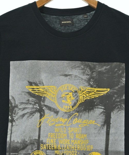 DIESEL（ディーゼル）Tシャツ・カットソー 黒 サイズ:XS レディース/2200626459130
