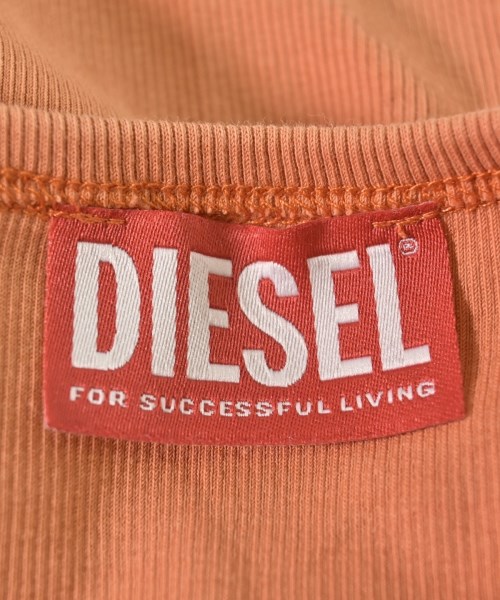 DIESEL（ディーゼル）Tシャツ・カットソー オレンジ サイズ:M レディース/2200660407050