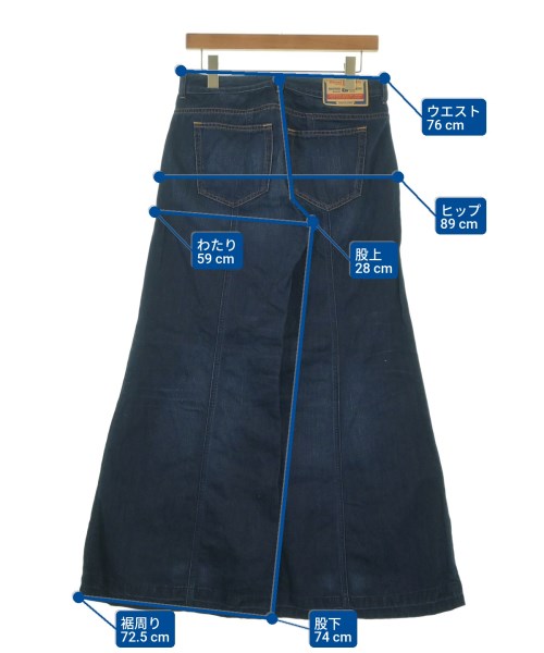 DIESEL（ディーゼル）デニムパンツ 紺 サイズ:28(L位) レディース/2200656429028