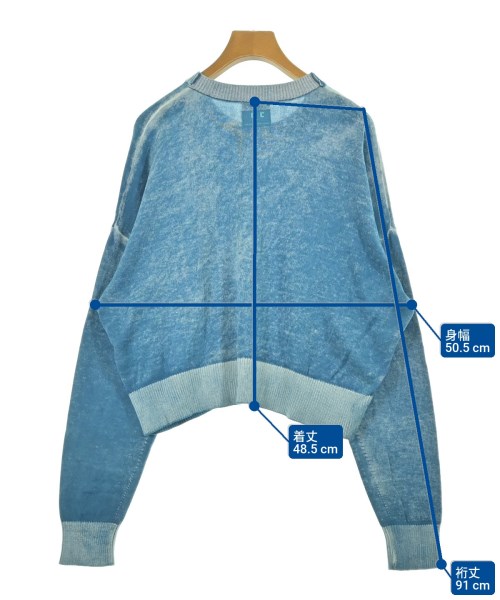 DIESEL（ディーゼル）ニット・セーター 青 サイズ:S レディース/2200656429059