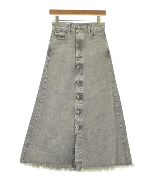 DIESEL(ディーゼル)ロング・マキシ丈スカート グレー サイズ:24(S位)/2200657070014