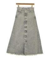 DIESEL（ディーゼル）ロング・マキシ丈スカート グレー サイズ:24(S位) レディース/2200657070014