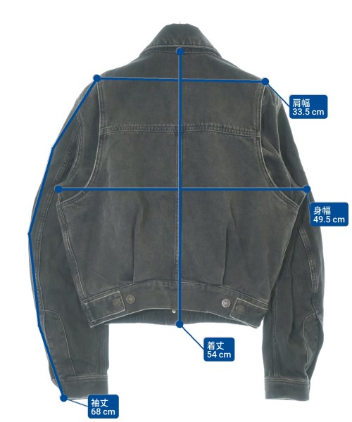 DIESEL（ディーゼル）デニムジャケット 黒 サイズ:S レディース/2200655703129