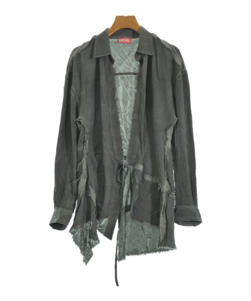 DIESEL(ディーゼル)カジュアルシャツ グレー サイズ:40(M位)/2200655703181