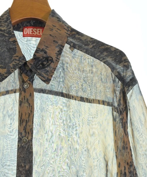 DIESEL（ディーゼル）カジュアルシャツ 茶 サイズ:40(M位) レディース/2200655703266