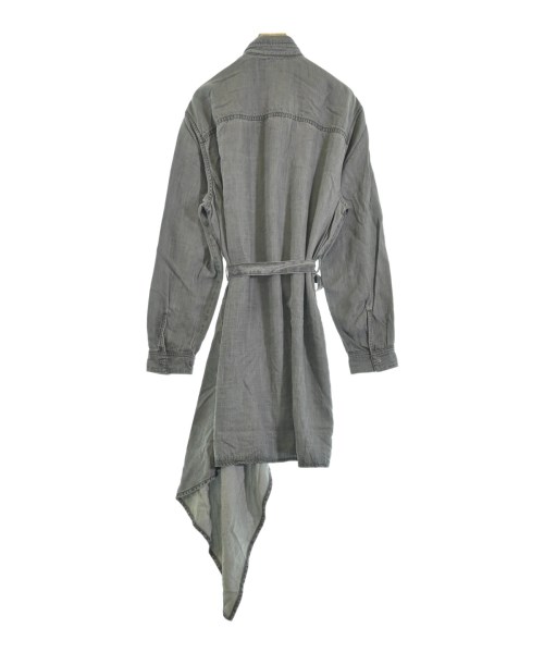 DIESEL（ディーゼル）シャツワンピース グレー サイズ:XS レディース/2200655703327