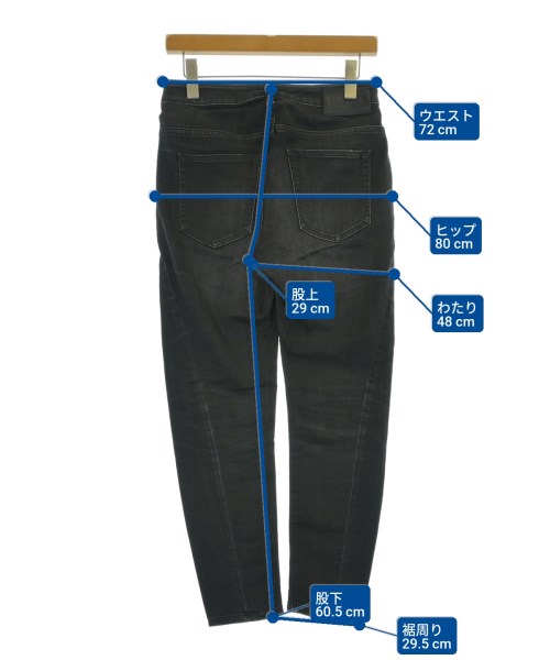 DIESEL（ディーゼル）デニムパンツ 黒 サイズ:23(XS位) レディース/2200655703426
