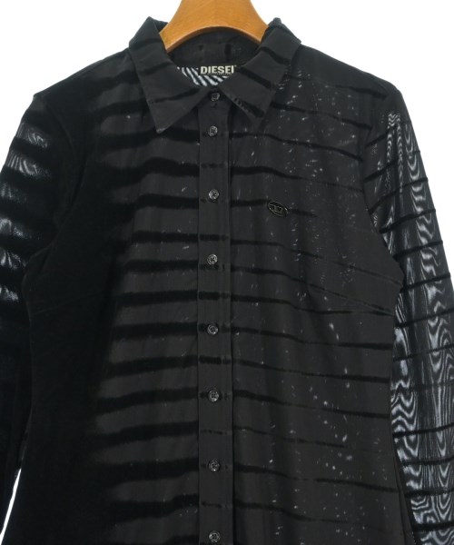 DIESEL（ディーゼル）シャツワンピース 黒 サイズ:M レディース/2200709164012