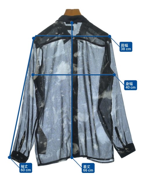 DIESEL（ディーゼル）カジュアルシャツ 黒 サイズ:XS レディース/2200709164029