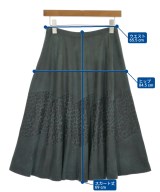 DIESEL（ディーゼル）ロング・マキシ丈スカート 緑 サイズ:23(XS位) レディース/2200710339027