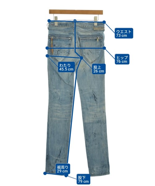 DIESEL（ディーゼル）デニムパンツ 青 サイズ:27(M位) レディース/2200712797016