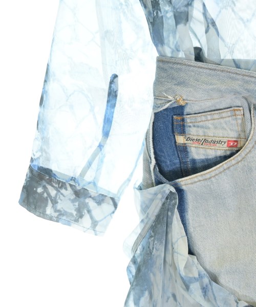 DIESEL（ディーゼル）ワンピース 青 サイズ:40(M位) レディース/2200716489054