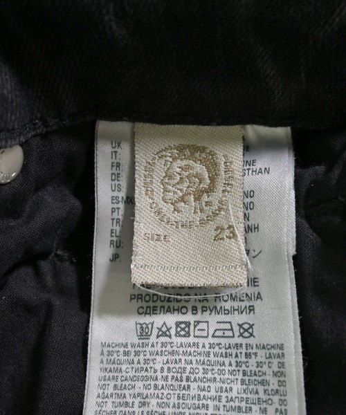 DIESEL（ディーゼル）デニムパンツ 黒 サイズ:23(XS位) レディース/2200718945022