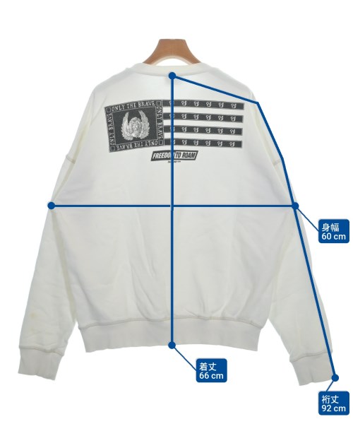 DIESEL（ディーゼル）スウェット 白 サイズ:M レディース/2200643719262