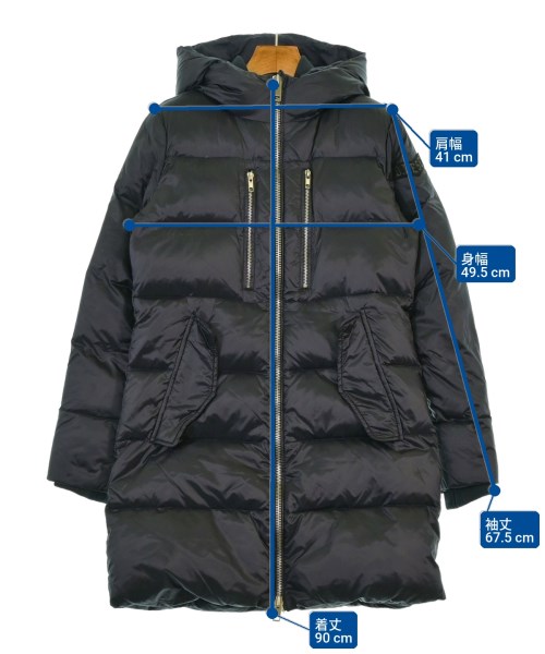DIESEL（ディーゼル）ダウンコート 紺 サイズ:S レディース/2200639794020