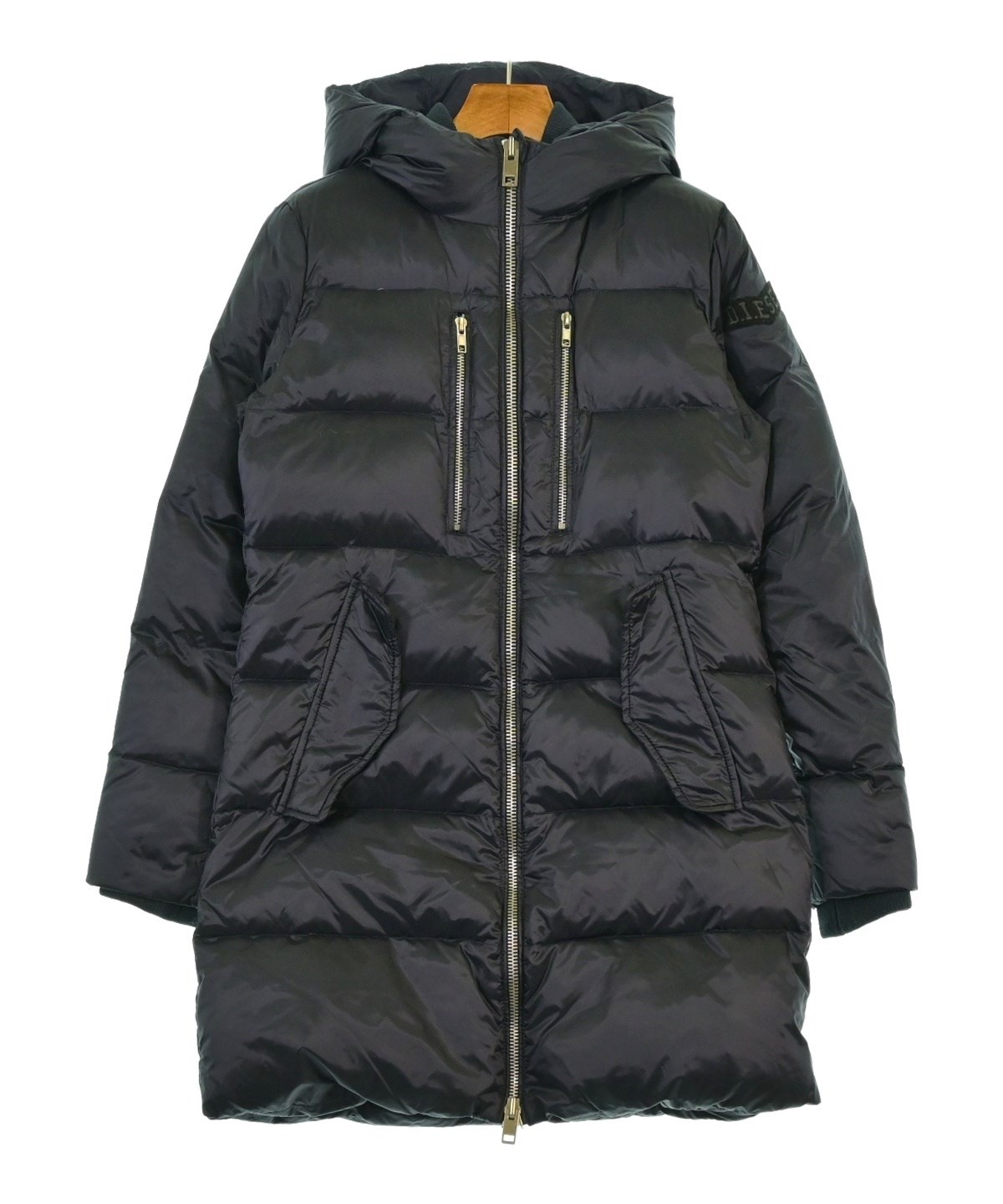 DIESEL（ディーゼル）ダウンコート 紺 サイズ:S レディース