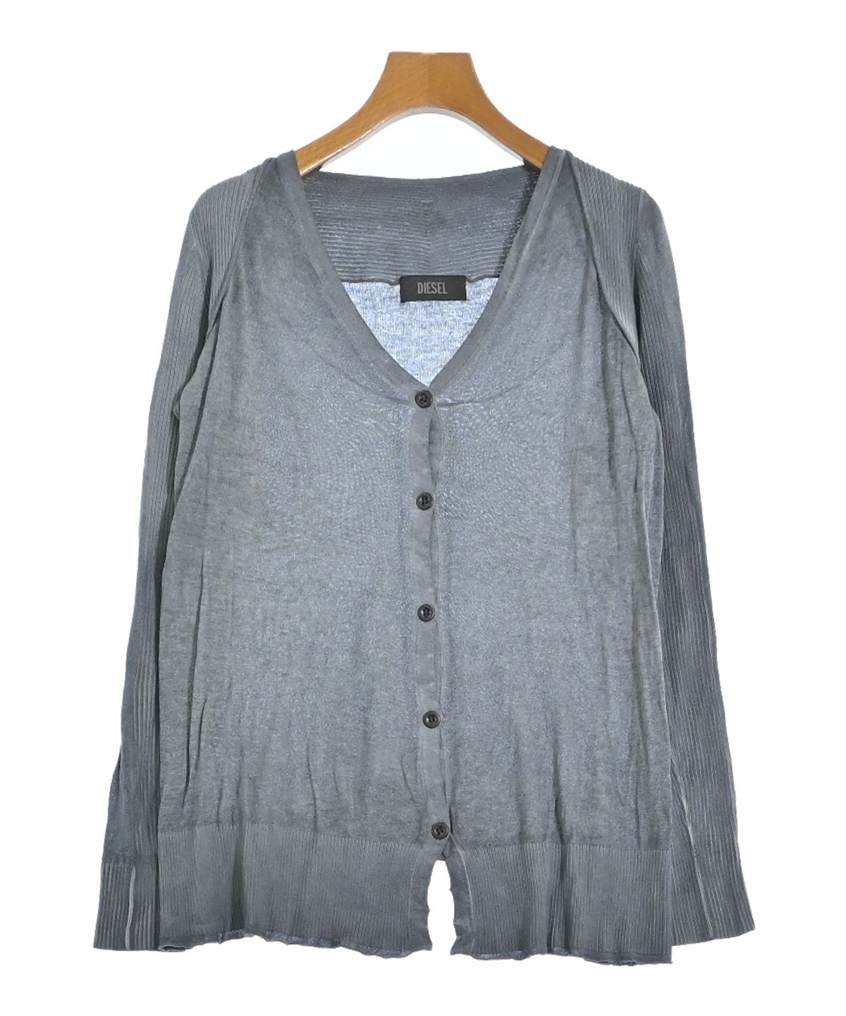 DIESEL（ディーゼル）カーディガン グレー サイズ:-(M位) レディース