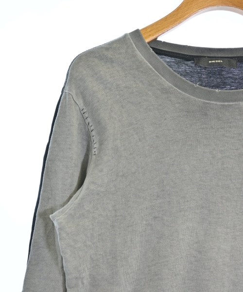 DIESEL（ディーゼル）Tシャツ・カットソー グレー サイズ:XS レディース/2200639794341