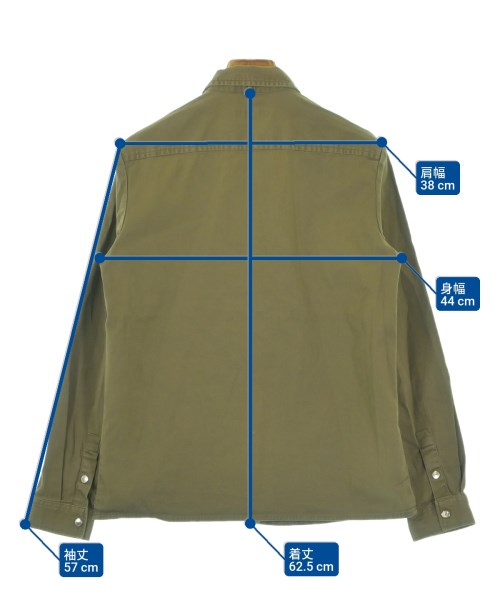 DIESEL（ディーゼル）カジュアルシャツ カーキ サイズ:XS レディース/2200644450058