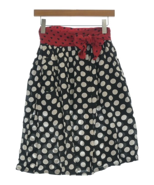 DIESEL(ディーゼル)ひざ丈スカート 黒 サイズ:23(XS位)/2200648103011