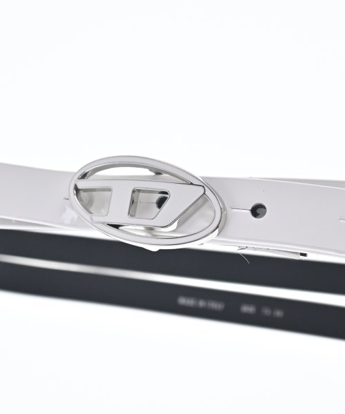 DIESEL（ディーゼル）ベルト 白 サイズ:75/30 レディース/2200648974161