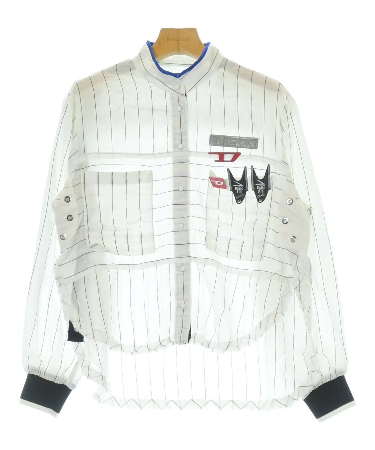 DIESEL（ディーゼル）カジュアルシャツ 白 サイズ:XS レディース