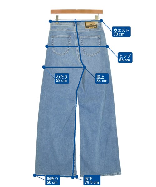 DIESEL（ディーゼル）デニムパンツ 青 サイズ:23(XS位) レディース/2200703393036