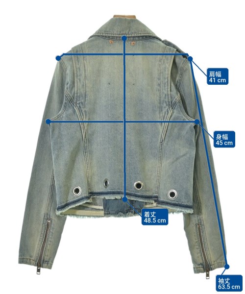 DIESEL（ディーゼル）デニムジャケット 青 サイズ:S レディース/2200703562029