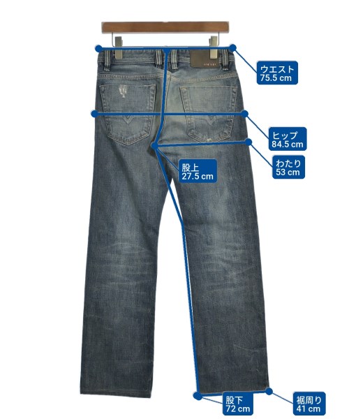 DIESEL（ディーゼル）デニムパンツ 青 サイズ:27(M位) レディース/2200701951016
